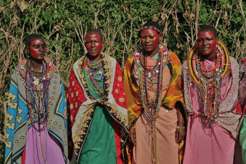 Maasai Women in their Village