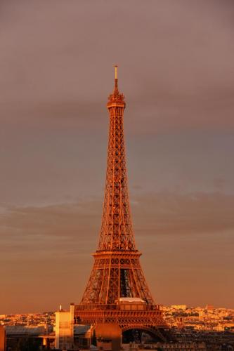 Eiffel Tower, late afternoon