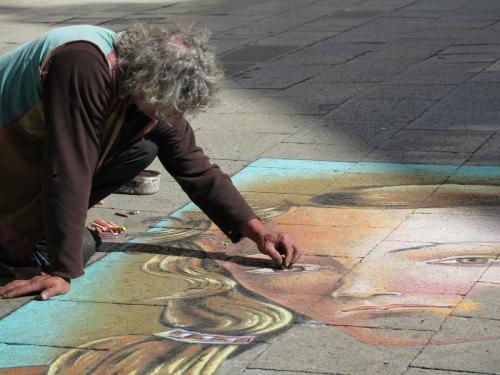 Sidewalk Chalk Artist