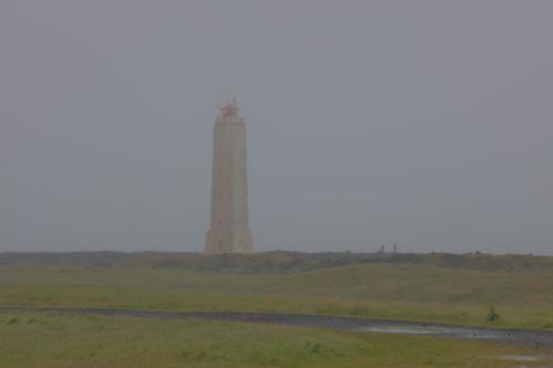 Malarrif Lighthouse in the fog
