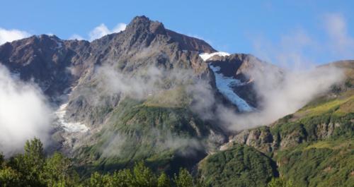 BC glacier near Meziadin Lake, BC