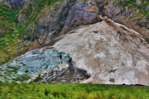 Blue Glacier near Meziadin Lake, BC