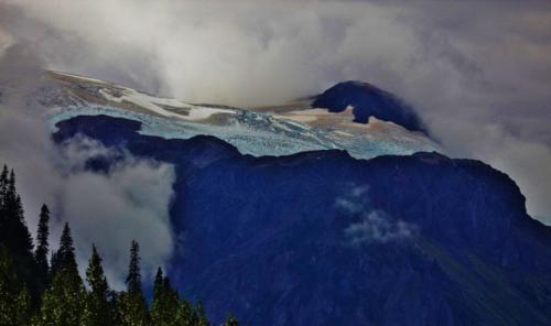 High mountain glacier near Meziadin Lake, BC